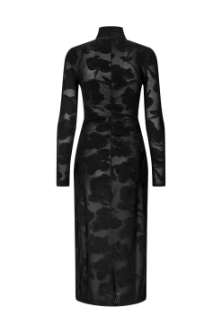 Stine Goya 2246 Lurex Jersey, Long Sleeve Zip Dresssg-ps26-d025-2246< Kjoler