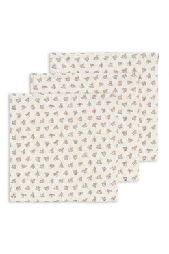 3 Pack Muslin Cloth Gots Ks104186*Konges Sløjd