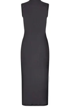 2244 Stocking Jersey, Elastic Tank Crewneck Dresssg-aw25-d104-2244*Stine Goya