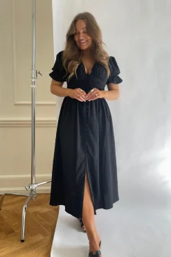 BYIC Adelic Long Ss Dress< Kjoler