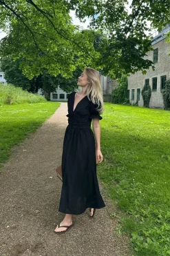 BYIC Adelic Long Ss Dress< Kjoler