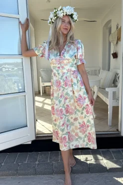 Adelic Long Ss Dress A2366*BYIC Outlet