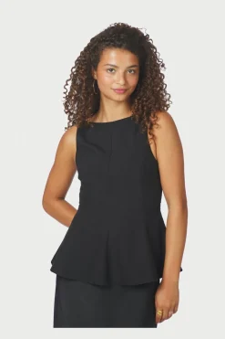 Agape Structure Tie Top 166980*Neo Noir Best