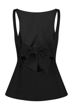 Agape Structure Tie Top 166980*Neo Noir Best