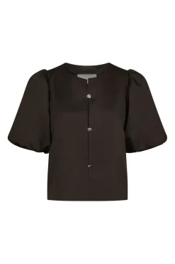 Aisa Dull Satin Blouse 164658*Neo Noir Best