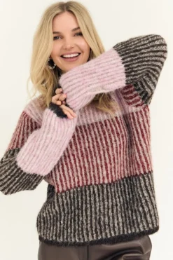 A-View Aliana Knit Pullover AV6096< Strik|Bluser & Skjorter