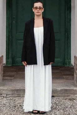 Neo Noir Allie Soft Linen Dress< Kjoler