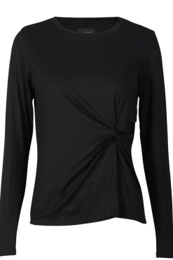 Liberte Alma-Ls-Twist-Tshirt 22148< Bluser & Skjorter
