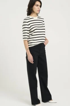 Gestuz Alphagz Ss Tee Striped< T-Shirts & Toppe