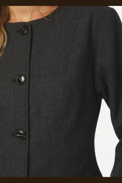 Amanda Herringbone Jacket 165445*Neo Noir New