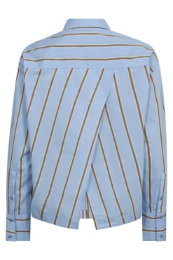 Co´Couture Amoracc Stripe Tie Shirt 35918< Bluser & Skjorter