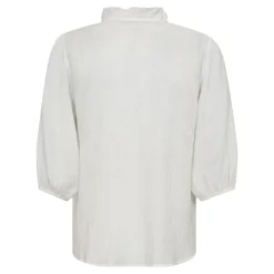 Co´Couture Anikacc Frill Ss Shirt 35905< Bluser & Skjorter