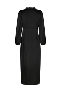 Neo Noir Anio Heavy Sateen Dress 167048< Kjoler