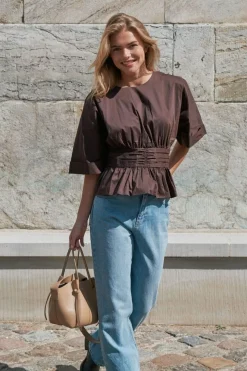 Neo Noir Annegret Poplin Blouse 162365< Bluser & Skjorter