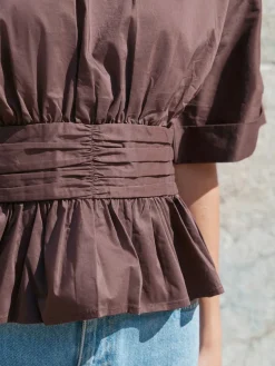 Neo Noir Annegret Poplin Blouse 162365< Bluser & Skjorter