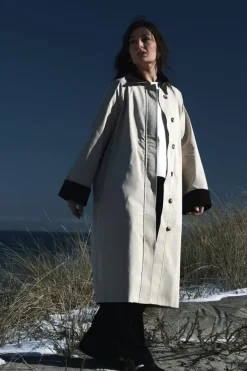 Anneli Cord Coat 160548*Neo Noir Clearance