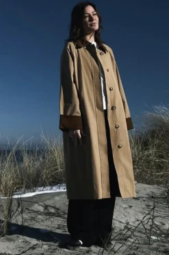 Neo Noir Anneli Cord Coat 160548< Overtøj & Jakker