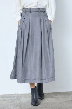 Anyacc Denim Pleat Skirt 34181*Co´Couture Outlet