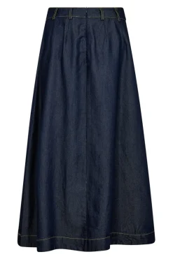 Co´Couture Anyacc Denim Pleat Skirt 34181< Nederdele