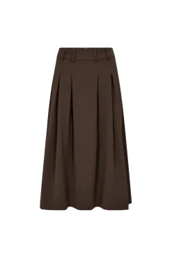 Co´Couture Anyacc Midi Pleat Skirt 44040< Nederdele
