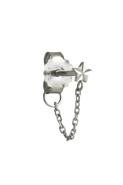 Ar Etoile With Chain Earring Silver*Stine A Sale