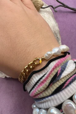 Armbånd Perle & Forgyldt*Mellow Moon