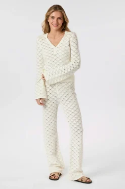 Neo Noir Aston Stitch Knit Blouse 164486< Bluser & Skjorter