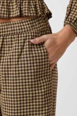 Neo Noir Astra Check Pants 165414< Bukser, Jeans & Leggings