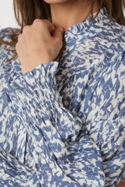 Astrida Fracture Blouse 166406*Neo Noir Clearance