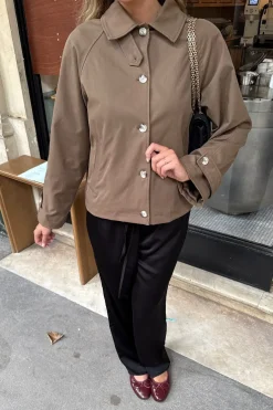 Avaic Short Trenchcoat A23824*BYIC Discount