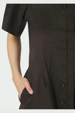 Baia Poplin Dress 165343*Neo Noir Outlet