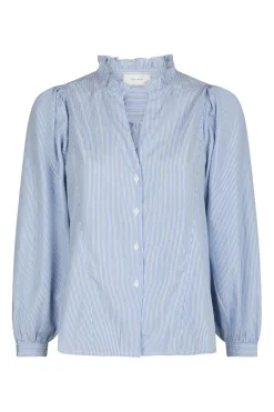 Barba Striped Blouse 167938*Neo Noir Clearance