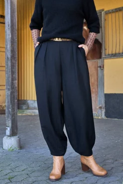 Black Colour Bcabu Balloon Pant 41023< Bukser, Jeans & Leggings