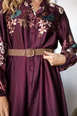 Black Colour Bcalf Waist Belt 10325< Bælter