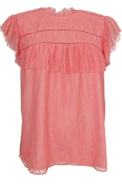 Black Colour Bcamilla Lace Top 40810< T-Shirts & Toppe