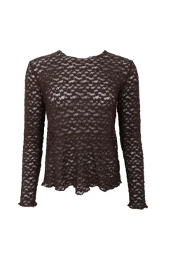 Bcblair Ls Lace Blouse 41049*Black Colour Sale