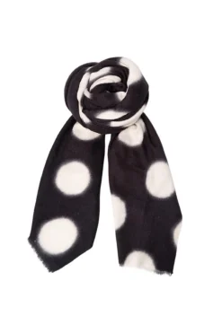 Bcblix Dotted Winter Scarf 208416*Black Colour New