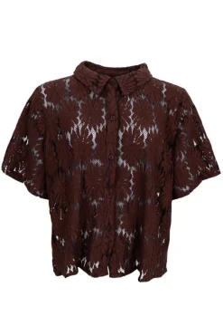 Bccosmos Ss Flower Shirt 40889*Black Colour Sale