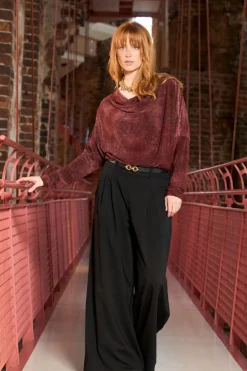 Bcdavi Wideleg Pant 40974*Black Colour Sale