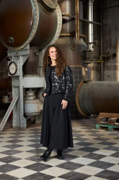 Black Colour Bcdavina Split Skirt 41040< Nederdele