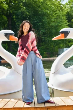 Bcdavina Wideleg Pant 40865*Black Colour Online