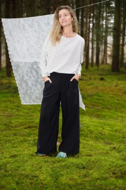 Black Colour Bcdavina Wideleg Pant 40865< Bukser, Jeans & Leggings