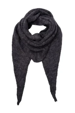 Black Colour Bcdell Knitted Medium Scarf 208358< Tørklæder