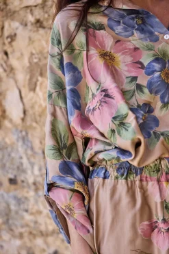 Black Colour Bcemme Flower Pants 40950< Bukser, Jeans & Leggings