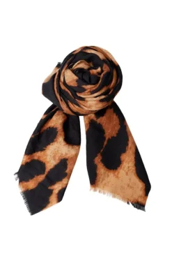 Black Colour Bcfawn Leo Winter Scarf 208414< Tørklæder