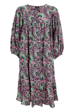 Black Colour Bcflora Short Puff Sleeve Dress 39811< Kjoler