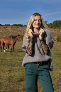 Black Colour Bclara Lace Blouse 41029< Bluser & Skjorter