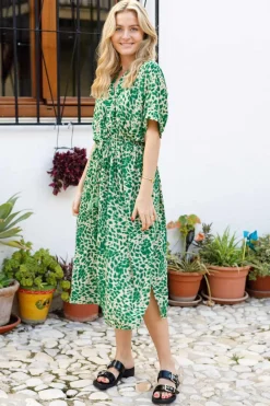 Black Colour Bcluna Kaftan Tie Dress 39214< Kjoler