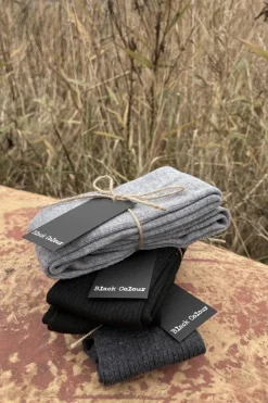 Black Colour Bcmalika Kneehigh Rib Sock< Strømper & Strømpebukser