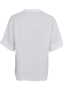 Black Colour Bcmelina Ss Linen Blouse 40842< Bluser & Skjorter